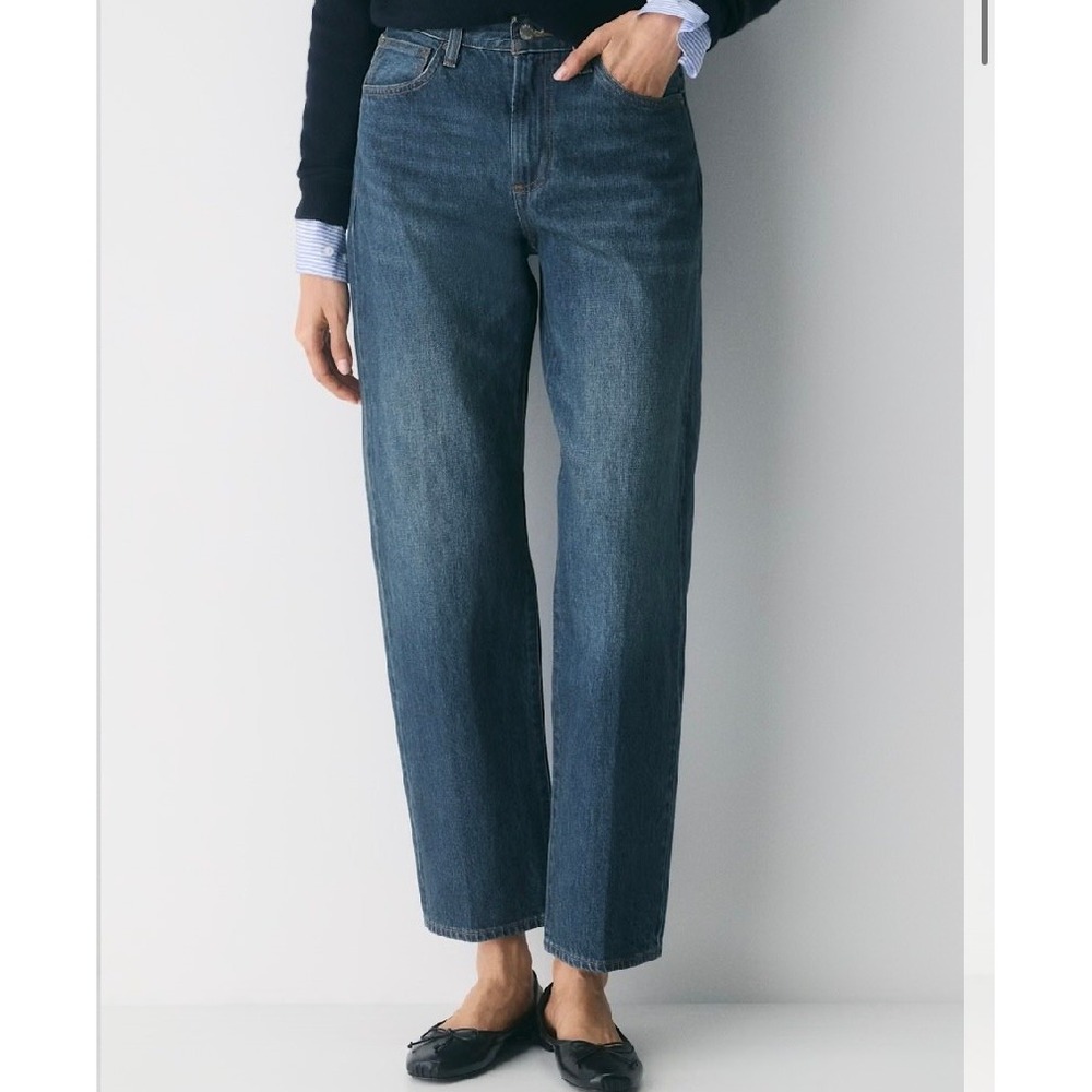 Aritzia Denim Forum The 90s Marlo Hi Rise Baggy Blue Denim Jeans Womens 30 - Picture 12 of 12